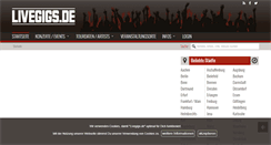 Desktop Screenshot of livegigs.de