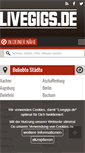 Mobile Screenshot of livegigs.de